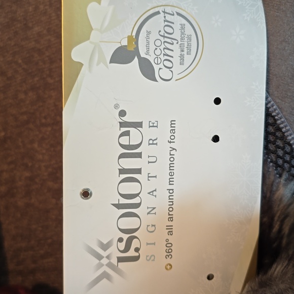 ISOTONER BRAND WOMEN'S GRAY AND BLACK FAUX FUR ANKLE BOOTS SIZE MEDIUM 7… - Picture 10 of 13